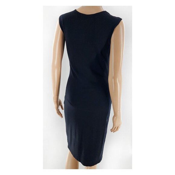 ANTEPRIMA Black Sheath Dress Made in Japan - Picture 3 of 7